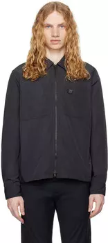 Куртка свободного кроя на молнии с логотипом Hugo