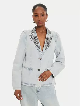 Куртка свободного кроя One Teaspoon, синий