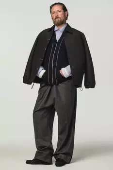 Куртка свободного кроя x Stefano Pilati ZARA, цвет charcoal