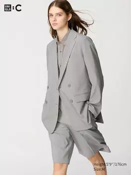 Куртка свободного покроя Airsense Uniqlo, серый