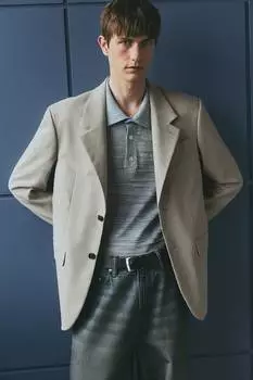 Куртка свободного покроя H&M, бежевый