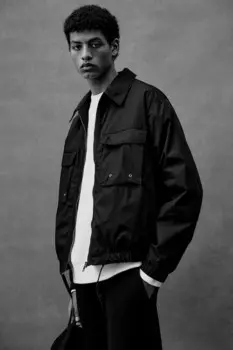 Куртка свободного покроя H&M, черный