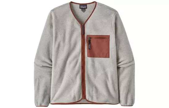 Куртка Synchilla унисекс серо-белый Patagonia