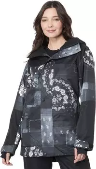 Куртка TC Aurora Recycled Insulated Jacket Oakley, цвет Black Bandana Print/Black