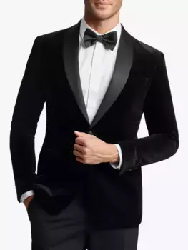 Куртка Ted Baker Vilas Velvet Suit, черный