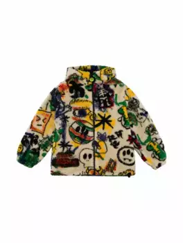 Куртка тедди с принтом Barrow, мультиколор