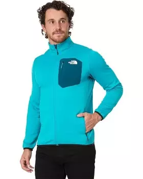 Куртка The North Face Crest Full Zip, цвет Alkaline Blue/Midnight Petrol