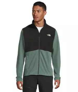 Куртка The North Face Glacier Fleece Jacket, цвет Duck Green/TNF Black