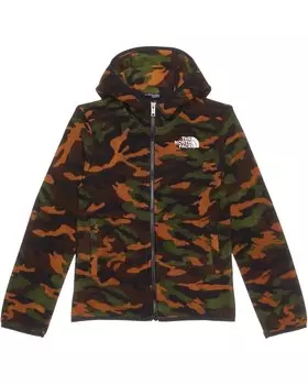 Куртка The North Face Kids Teen Glacier Full Zip Hooded Jacket, цвет TNF Black TNF Camo Small Print
