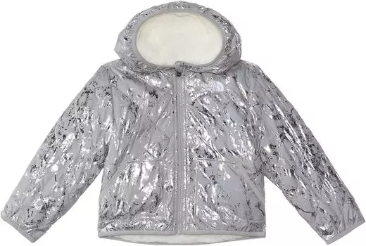 Куртка The North Face Reversible Shady Glade Hooded Jacket, цвет Meld Grey Nature Texture Metallic Print