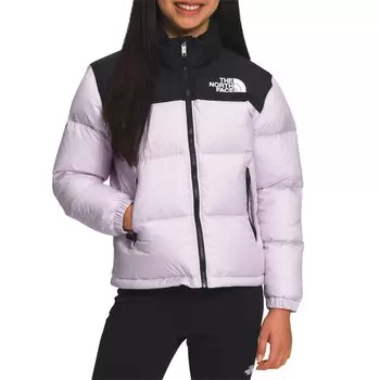 Куртка The North Face детская, черный / розовый