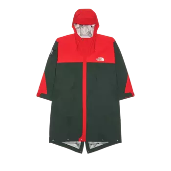 Куртка The North Face x Undercover SOUKUU Geodesic Shell 'Dark Cedar Green/High Risk Red', зеленый