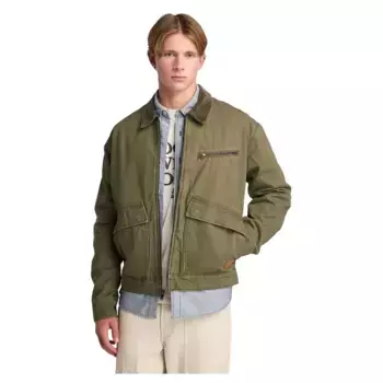 Куртка Timberland Strafford Washed Canvas, зеленый