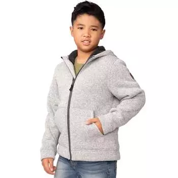 Куртка-толстовка с капюшоном Free Country Boys Mountain Fleece, цвет pumice