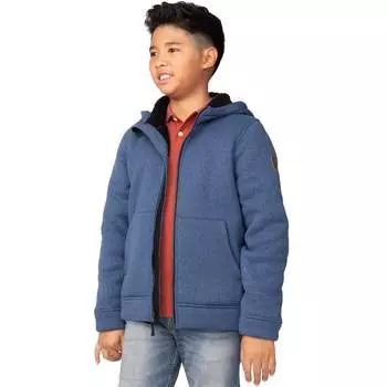 Куртка-толстовка с капюшоном Free Country Boys Mountain Fleece, индиго