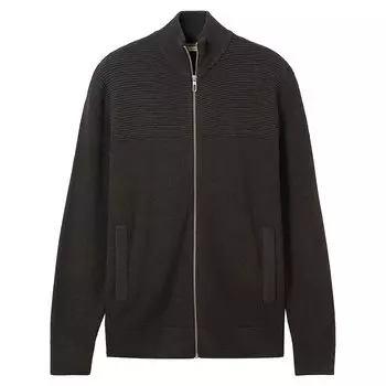 Куртка Tom Tailor 1038317 Structure Mix Knit, черный