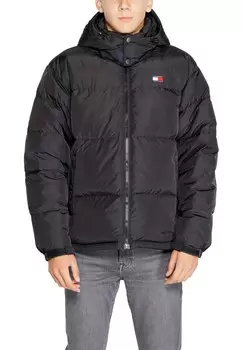 Куртка Tommy Hilfiger стеганая с логотипом, черный