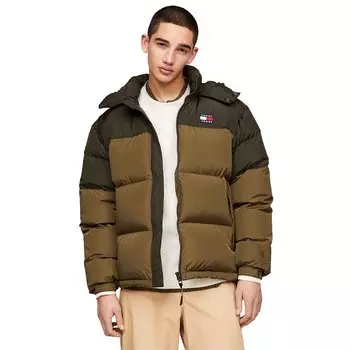 Куртка Tommy Jeans Alaska Colorblock, зеленый