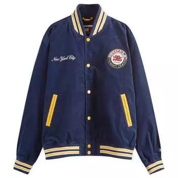 Куртка Tommy Jeans Archive Games Cord Varsity, темно-синий