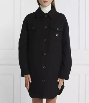 Куртка Tommy Jeans Oversize fit, черный