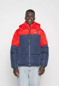 Куртка Tommy Jeans ПУФФЕР ALASKA COLORBLOCK, темно-синий