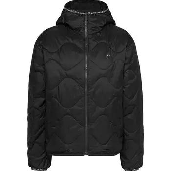 Куртка Tommy Jeans Quilted Tape, черный