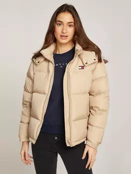 Куртка Tommy Jeans Regular Fit, бежевый