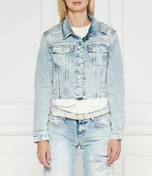 Куртка Tommy Jeans Regular Fit, небесно-голубой