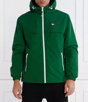 Куртка Tommy Jeans Regular Fit, зеленый