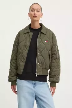 Куртка Tommy Jeans, зеленый