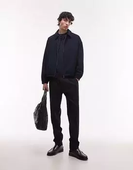 Куртка Topman harrington темно-синего цвета