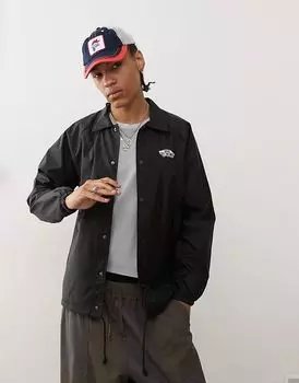 Куртка torrey coach с логотипом на левой груди черного цвета Vans