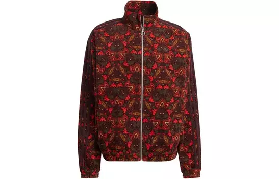 Куртка TRACK TOP мужская, цвет боксит коричневый Adidas Originals, коричневый