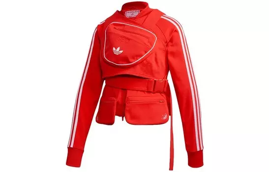 Куртка Trefoil X Jwc Co-branded Edition женская красная Adidas Originals