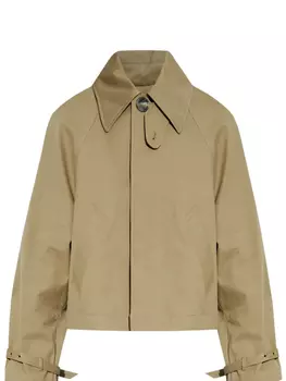 Куртка-тренч AMI Paris из хлопка, зеленый