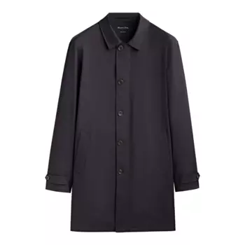 Куртка-тренч Massimo Dutti Wool Blend, темно-синий