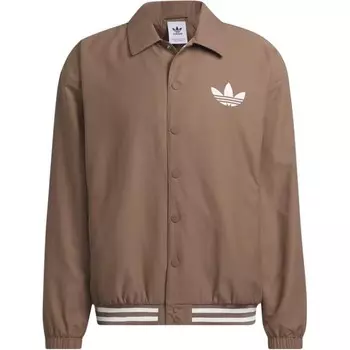 КУРТКА ТРЕНЕРА Куртка унисекс коричневого цвета Adidas Originals
