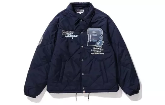 Куртка тренера с нашивкой BAPE A Bathing Ape, красный