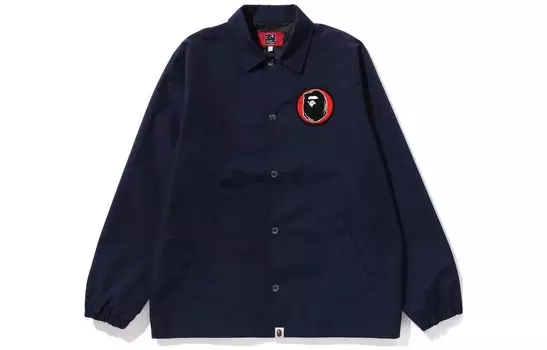 Куртка тренера Senjya Fuda в честь 30-летия BAPE A Bathing Ape, синий