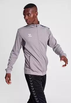 Куртка тренировочная AUTHENTIC PL ZIP Hummel, цвет grey melange