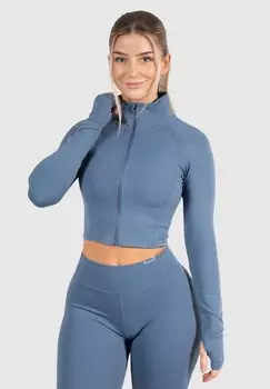 Куртка тренировочная CROP ADVANCE PRO Smilodox, цвет blau