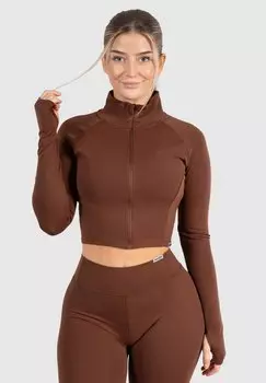 Куртка тренировочная CROP ADVANCE PRO Smilodox, цвет braun