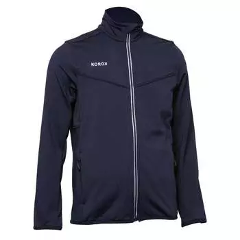 Куртка тренировочная для хоккея на траве FH900 детская темно-синяя KOROK, цвет blau