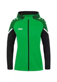 Куртка тренировочная FUSSBALL TEAMSPORT TEXTIL PERFORMANCE JAKO, цвет soft green schwarz