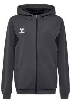 Куртка тренировочная HMLAUTHENTIC PL ZIP HOODIE Hummel, цвет asphalt