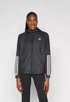 Куртка тренировочная HYPERGLAM WINDBREAKER adidas Performance, цвет black/white