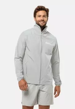 Куртка тренировочная PRELIGHT Jack Wolfskin, цвет cool grey