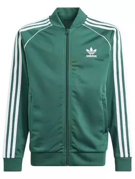 Куртка тренировочная TRACK UNISEX adidas Originals, цвет collegiate green