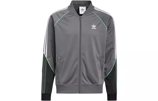 Куртка TRICOT SST TRACK мужская серая Adidas Originals, серый