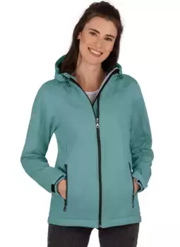 Куртка Trigema Softshell "Приталенная куртка TRIGEMA Softshell с капюшоном" (1 шт.), цвет Seegras